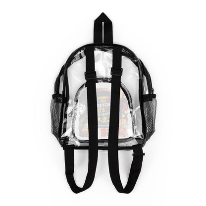 K Drama Binge Night Backpack, Clear Stadium Backpack with Blue Design, Kdrama Backpack