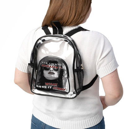 Yes, I watch KDrama's Backpack, Clear Stadium Backpack with Blue Design, KDrama Backpack
