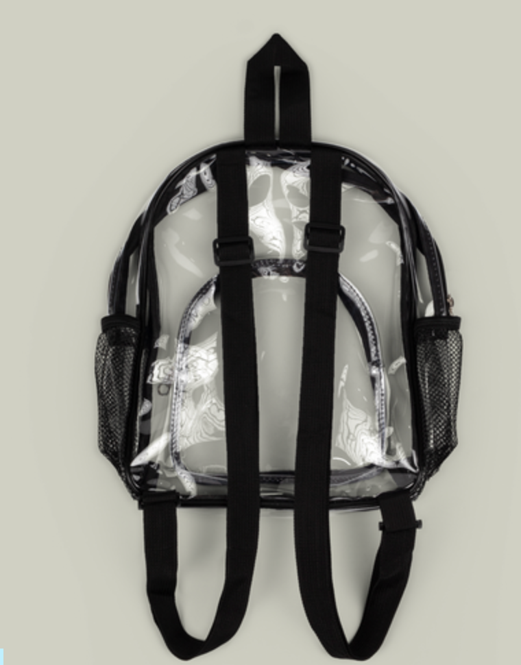 K Drama Binge Night Backpack, Clear Stadium Backpack with Blue Design, Kdrama Backpack