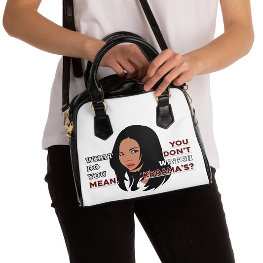 You don't watch K-Dramas?, K-Drama Shoulder Bag, Handbag No 4, K-Drama purse No 4