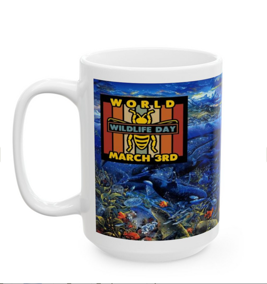 Ocean Conservation Mug, Environmental Conservation Coffee Mug