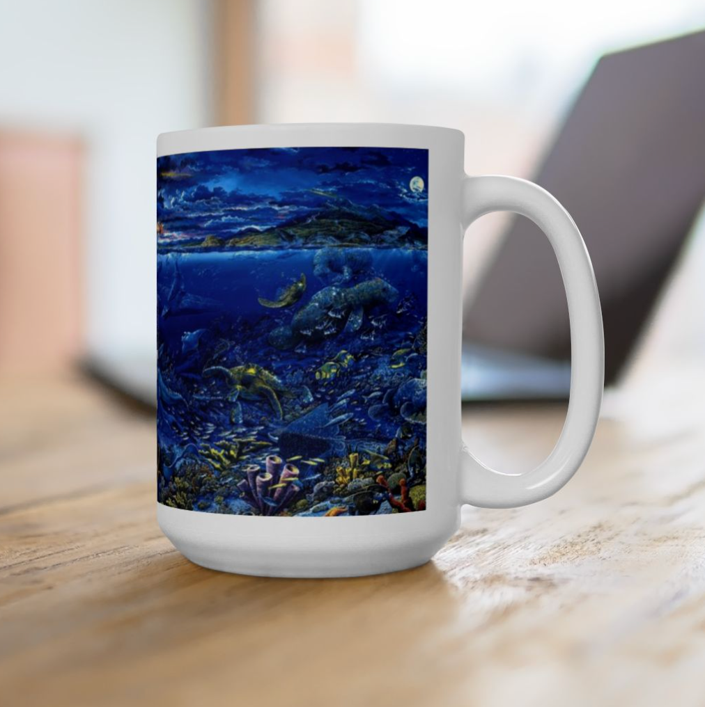 Ocean Conservation Mug, Environmental Conservation Coffee Mug